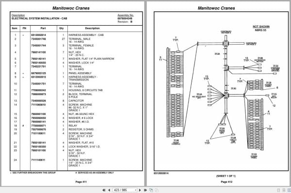 Grove Crane RT530DXL 220349 Parts Manual 2014 (2)