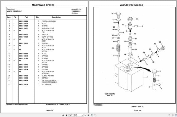 Grove Crane RT530DXL 83344 Parts Manual 2013 (2)