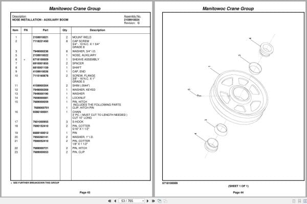 Grove Crane RT530E 2 226668 Parts Manual 2007 (2)