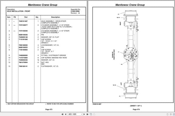 Grove Crane RT530E 2 226806 Parts Manual 2007 (2)