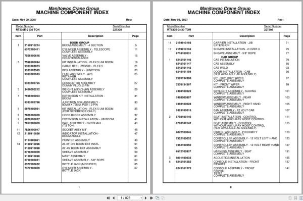 Grove Crane RT530E 2 227308 Parts Manual 2007 (1)