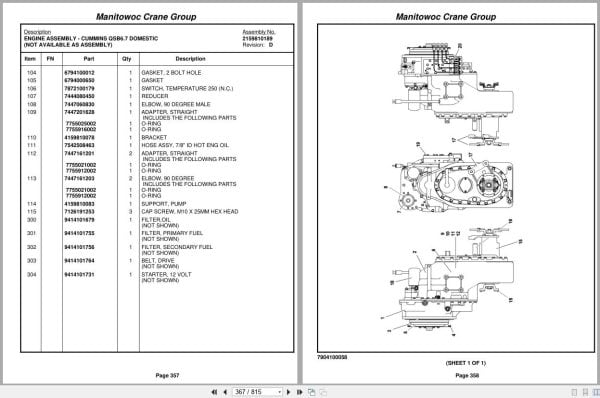 Grove Crane RT530E 2 227382 Parts Manual 2008 (2)
