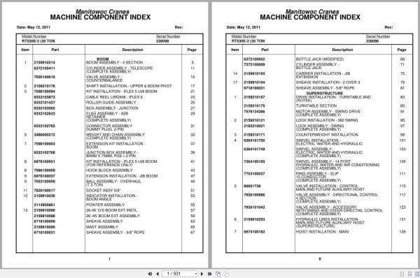Grove Crane RT530E 2 228098 Parts Manual 2011 (1)
