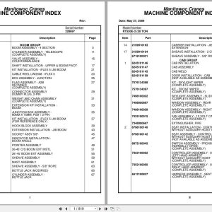 Grove Crane RT530E 2 228697 Parts Manual 2009 (1)