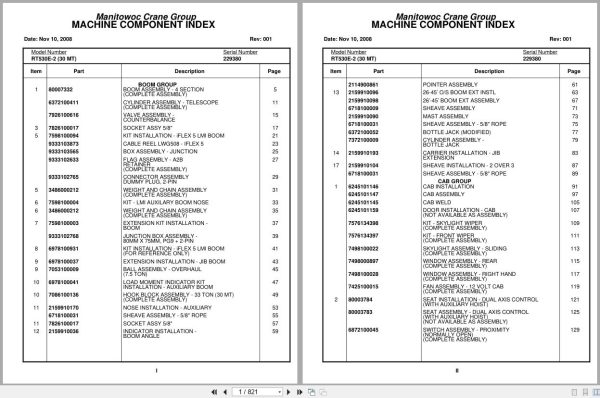 Grove Crane RT530E 2 229380 Parts Manual 2008 (1)
