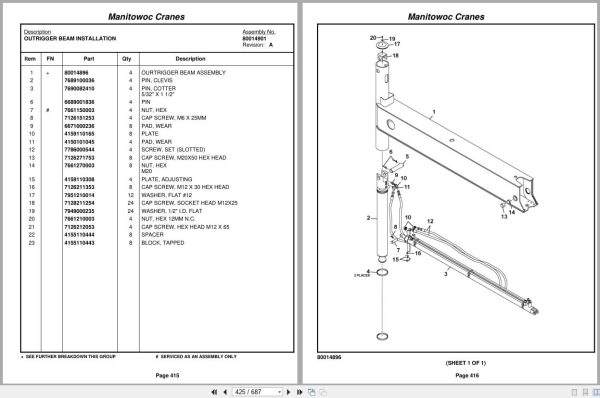 Grove Crane RT530E 2 230838 Parts Manual 2010 (2)