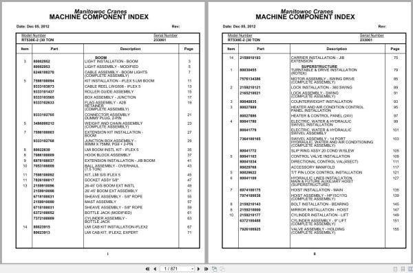 Grove Crane RT530E 2 233061 Parts Manual 2012 (1)