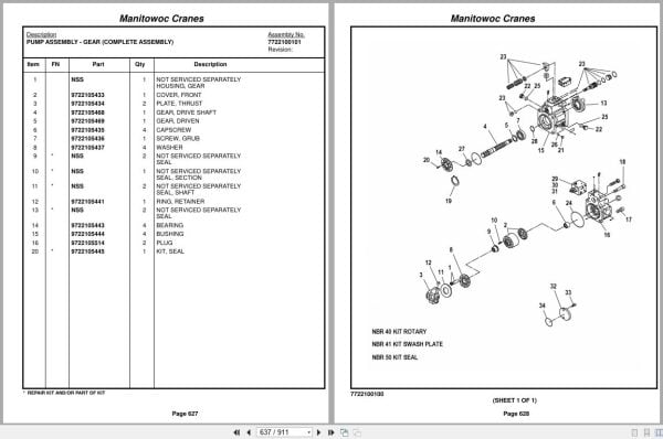 Grove Crane RT530E 2 233454 Parts Manual 2016 (2)