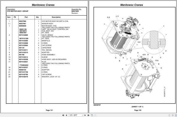 Grove Crane RT530E 2 235749 Parts Manual 2016 (2)