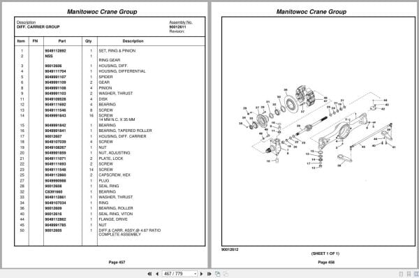 Grove Crane RT530E 2 258100 Parts Manual 2008 (2)