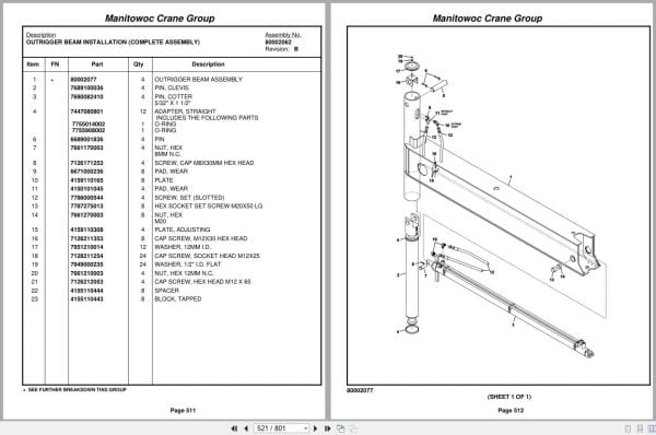 Grove Crane RT530E 2 258111 Parts Manual 2008 (2)