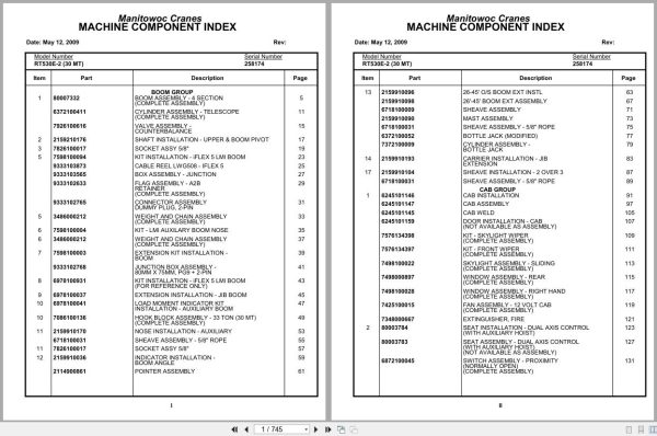 Grove Crane RT530E 2 258174 Parts Manual 2009 (1)