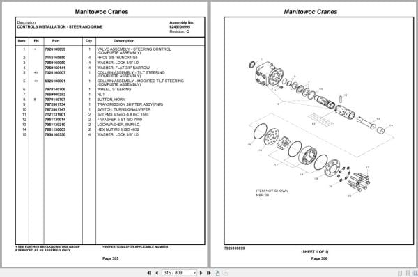 Grove Crane RT530E 2 258598 Parts Manual 2018 (2)