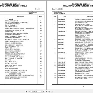 Grove Crane RT530E 2 258603 Parts Manual 2012 (1)