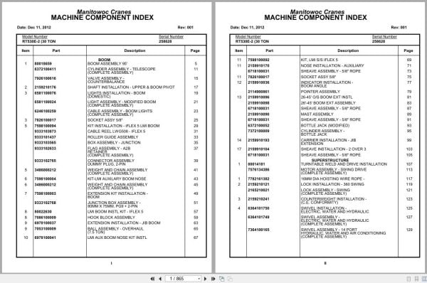 Grove Crane RT530E 2 258628 Parts Manual 2012 (1)