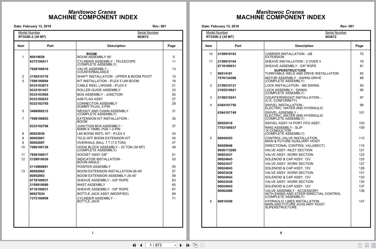 Grove Crane RT530E 2 602672 Parts Manual 2019 (1)