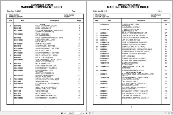 Grove Crane RT530E 2 610287 Parts Manual 2017 (1)