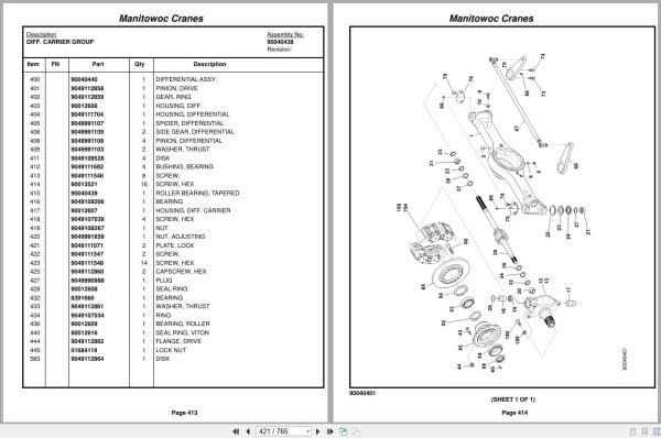 Grove Crane RT530E 2 610527 Parts Manual 2017 (2)