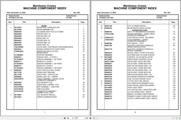 Grove Crane RT530E 2 617058 Parts Manual 2020 (1)