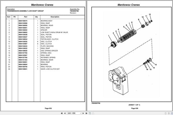 Grove Crane RT530E 220899 Parts Manual 2014 (2)