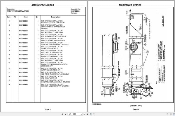 Grove Crane RT530E 221867 Parts Manual 2014 (2)