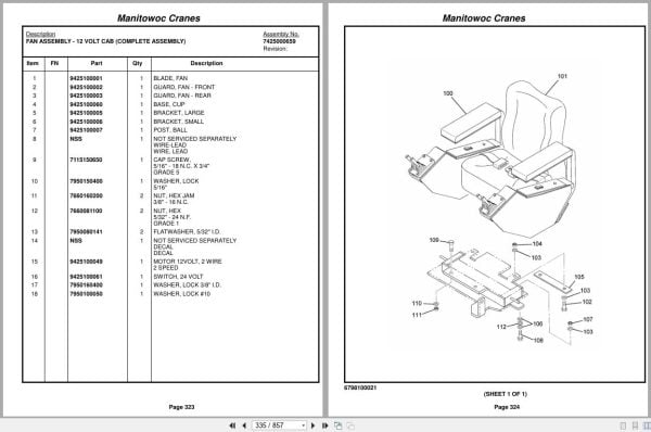 Grove Crane RT530E 222357 Parts Manual 2014 (2)