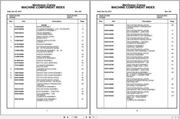 Grove Crane RT530E 222572 Parts Manual 2014 (1)