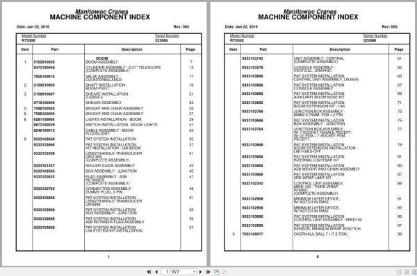 Grove Crane RT530E 222888 Parts Manual 2015 (1)
