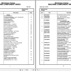 Grove Crane RT530E 223650 Parts Manual 2015 (1)