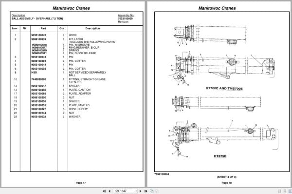 Grove Crane RT530E 223917 Parts Manual 2015 (2)