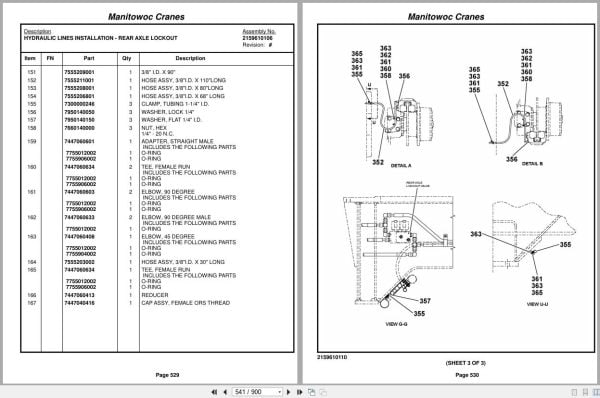 Grove Crane RT530E 224002 Parts Manual 2015 (2)