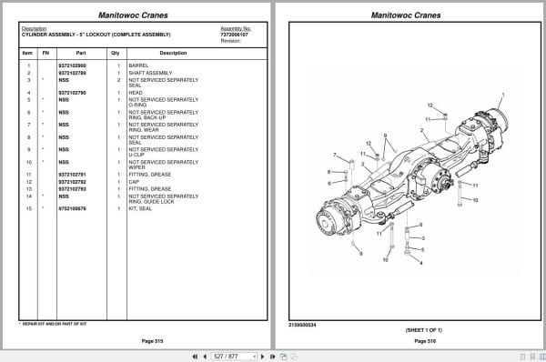 Grove Crane RT530E 224046 Parts Manual 2015 (2)