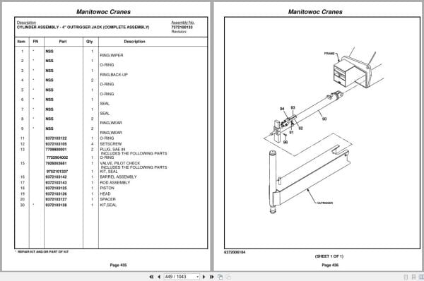 Grove Crane RT530E 224252 Parts Manual 2010 (2)