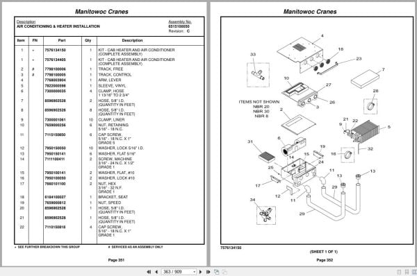 Grove Crane RT530E 224380 Parts Manual 2015 (2)