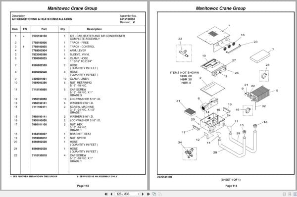 Grove Crane RT530E 224563 Parts Manual 2005 (2)