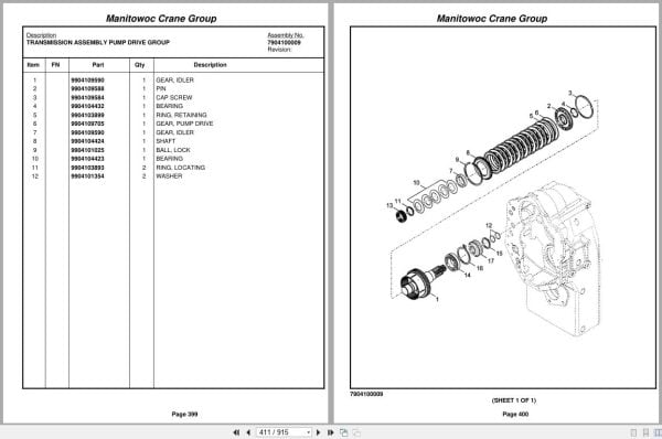Grove Crane RT530E 224654 Parts Manual 2006 (2)