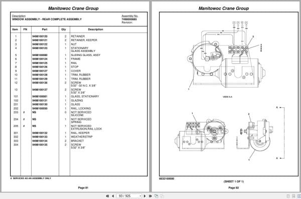 Grove Crane RT530E 224680 Parts Manual 2006 (2)