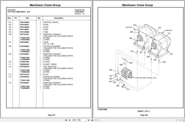 Grove Crane RT530E 224714 Parts Manual 2005 (2)