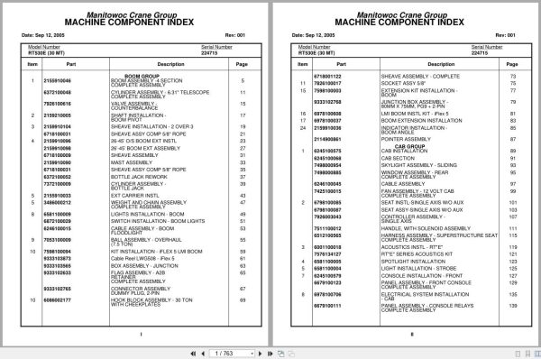 Grove Crane RT530E 224715 Parts Manual 2005 (1)