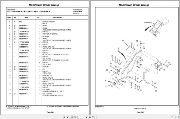 Grove Crane RT530E 225040 Parts Manual 2006 (2)