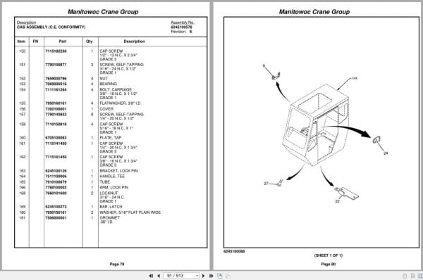 Grove Crane RT530E 225259 Parts Manual 2006 (2)