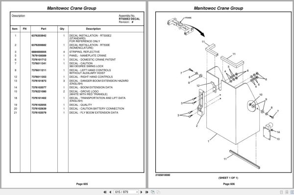 Grove Crane RT530E 225574 Parts Manual 2006 (2)