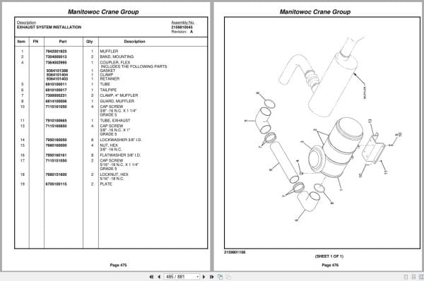 Grove Crane RT530E 225765 Parts Manual 2006 (2)