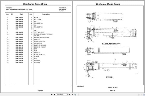 Grove Crane RT530E 225772 Parts Manual 2006 (2)