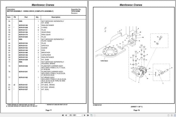 Grove Crane RT530E 228694 Parts Manual 2016 (2)
