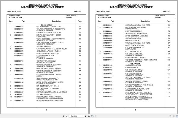 Grove Crane RT535E 226008 Parts Manual 2006 (1)