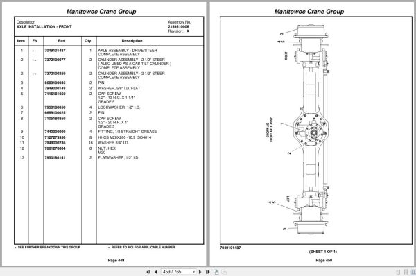 Grove Crane RT535E 226122 Parts Manual 2006 (2)