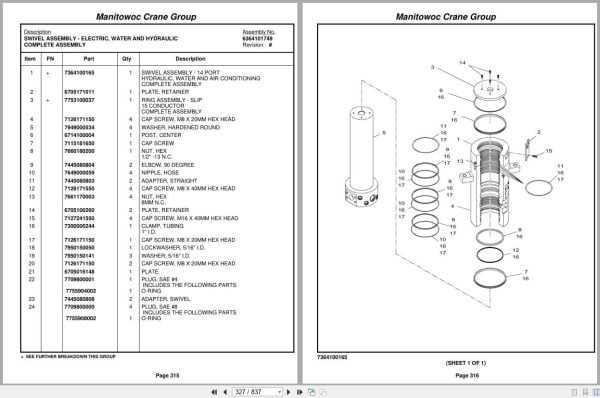 Grove Crane RT535E 226139 Parts Manual 2006 (2)