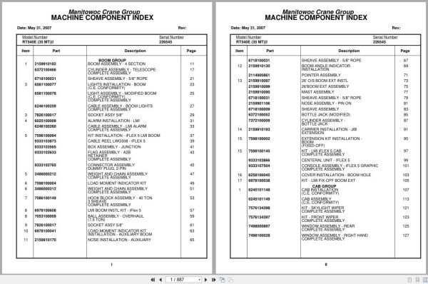 Grove Crane RT540E 226545 Parts Manual 2007 (1)
