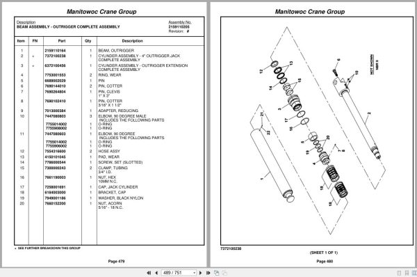 Grove Crane RT540E 226954 Parts Manual 2007 (2)